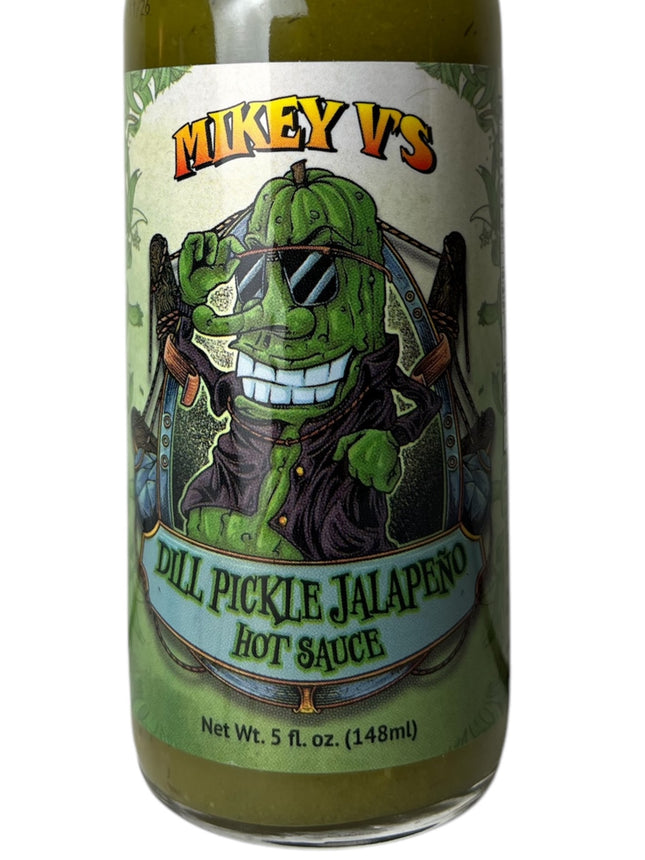 Mikey Vs Dill Pickle Jalapeno Hot Sauce