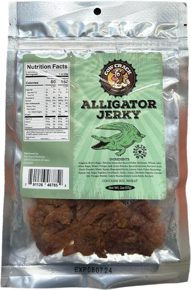 alligator beef jerky