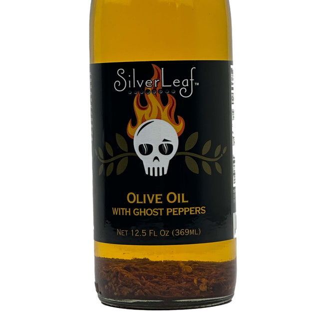 Silver Leaf Ghost Pepper Infused Olive Oil