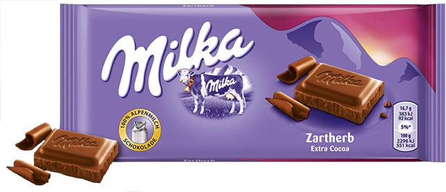 Milka Zartherb Chocolate bar from Germany